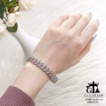 دستبند نقره میکرو کد 22150 - تصویر 3