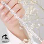 دستبند نقره میکرو کد 22119 - تصویر 3