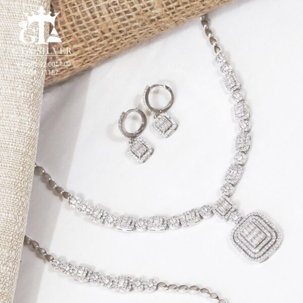 سرویس نقره مارسا طرح امرالدکات کد 11157 - Image 3