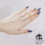 نیم ست نقره میکرو طرح قلب کد 16610 - تصویر 4