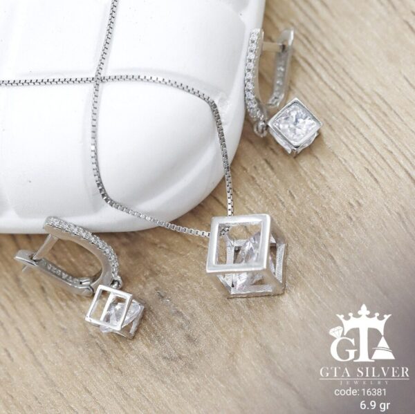 نیم ست نقره میکرو کد 16381 - تصویر 4