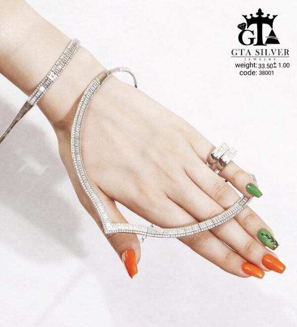 سرویس نقره سوپر میکرو طرح تنیسی کد 38001 - تصویر 4