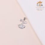 مدال نقره زنانه قنداق نوزاد میکرو کد 21918