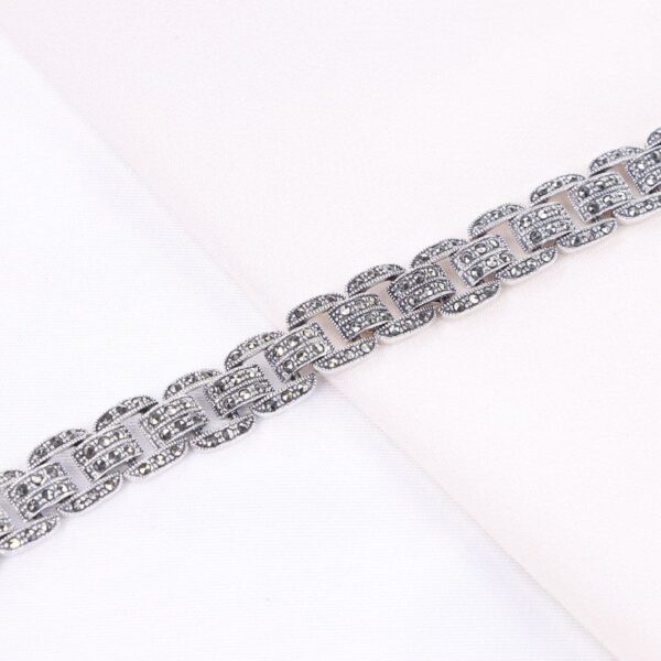 دستبند نقره مارگازیت کد 37019 - Image 2