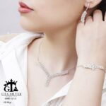 سرویس نقره میکرو زنجیری کد 12131 - تصویر 2