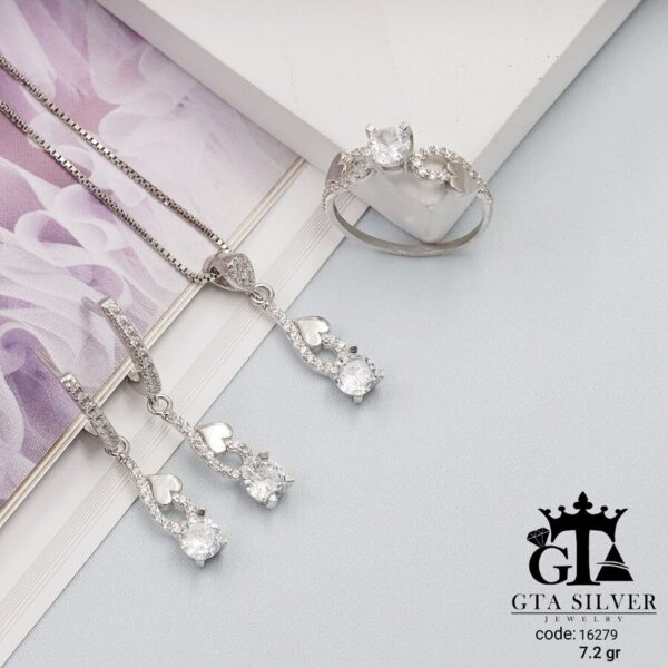 نیم ست نقره میکرو کد 16279 - تصویر 4