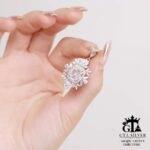 مدال نقره زنانه میکرو امرالدکات کد 21900 - تصویر 3