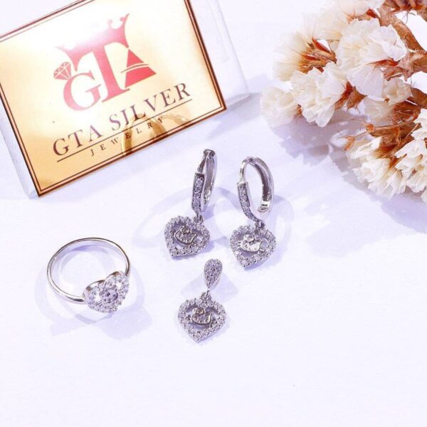 نیم ست نقره میکرو کد 16249 - تصویر 2