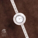 ساعت نقره جواهری روکش رادیوم کد 19138 - Image 4