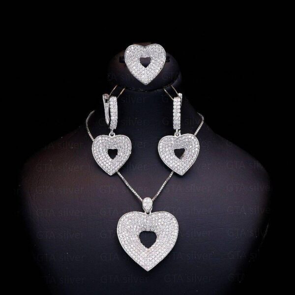 نیم ست نقره میکرو کد 16011 - Image 2