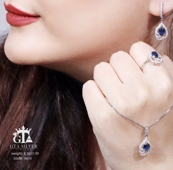 نیم ست نقره میکرو کد 16010 - تصویر 3