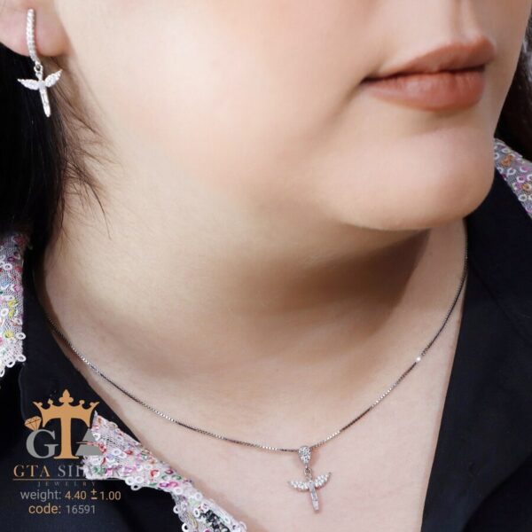 نیم ست نقره میکرو کد 16591 - تصویر 2