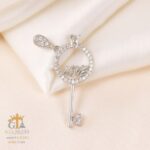 مدال نقره میکرو طرح کلید عشق کد 21689