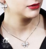 نیم ست نقره میکرو کد 16607 - Image 2