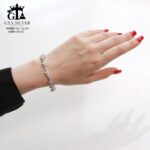 دستبند نقره میکرو کد 22162 - Image 3