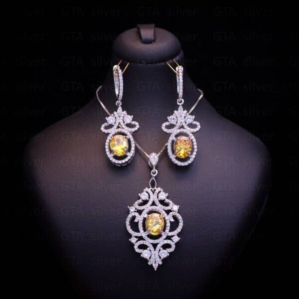 نیم ست نقره میکرو کد 16061 - تصویر 2