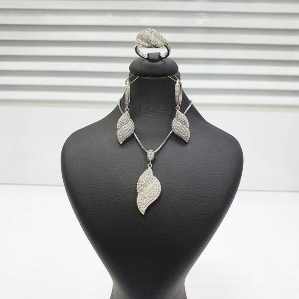 نیم ست نقره میکرو کد 16195 - تصویر 2