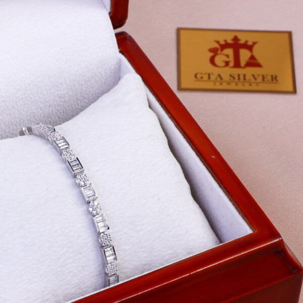 دستبند نقره میکرو کد 22017 - تصویر 2