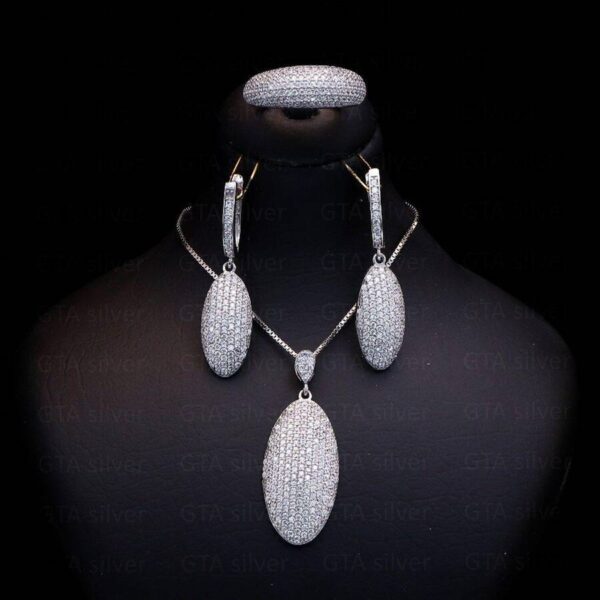 نیم ست نقره میکرو کد 16018 - Image 2