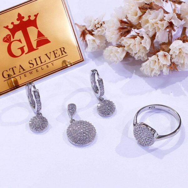 نیم ست نقره میکرو کد 16285 - Image 2