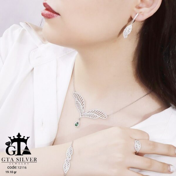 سرویس نقره میکرو زنجیری کد 12116 - Image 2