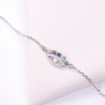 دستبند نقره میکرو کد 22049