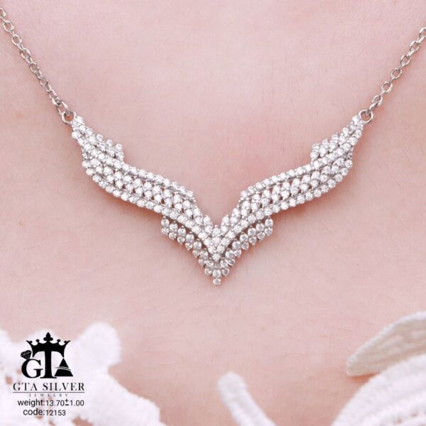 سرویس نقره میکرو زنجیری کد 12153 - Image 4