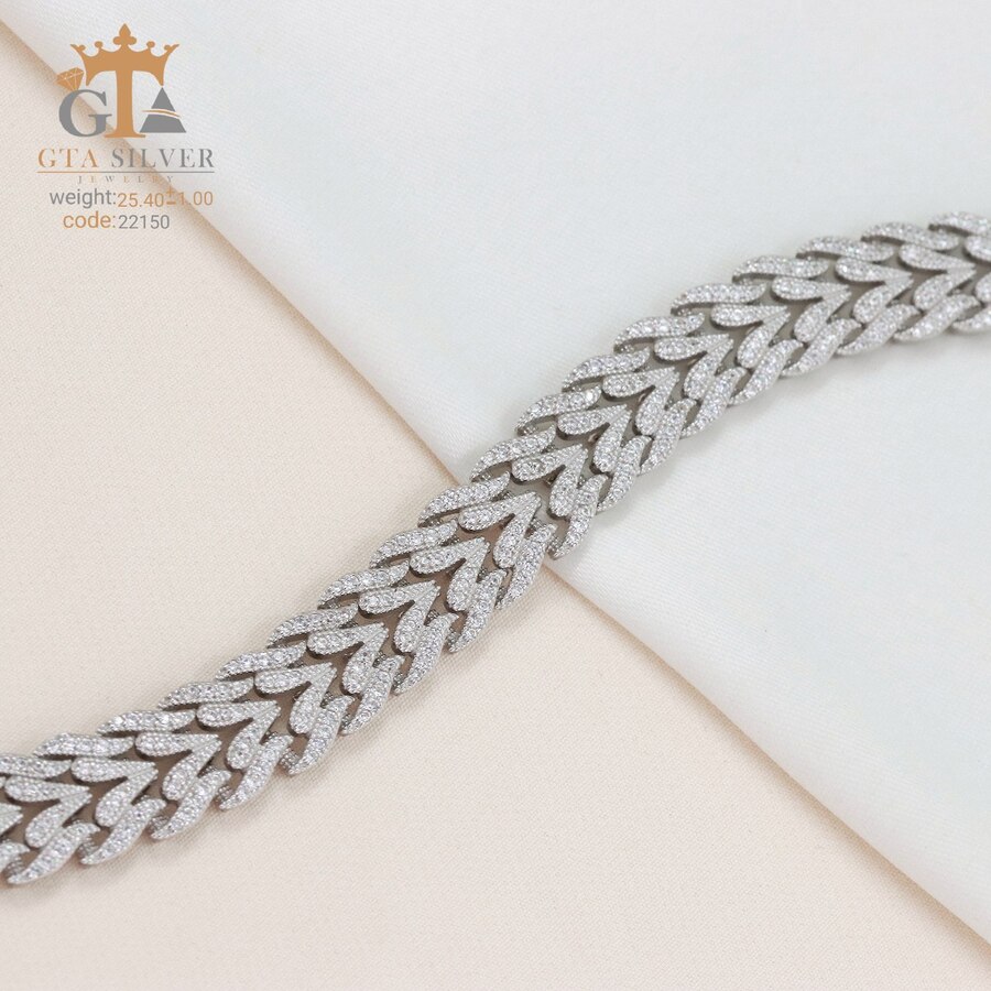 7d9f44ed-8f2a-4bfe-9720-feca736aa90a.jpg دستبند نقره میکرو کد 22150 - تصویر 1