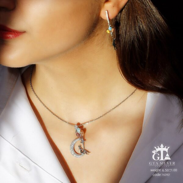 نیم ست نقره میکرو کد 16392 - تصویر 2