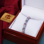 دستبند نقره میکرو رنگی کد 22008 - Image 3