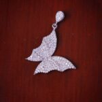 مدال نقره میکرو پروانه کد 21443 - Image 2