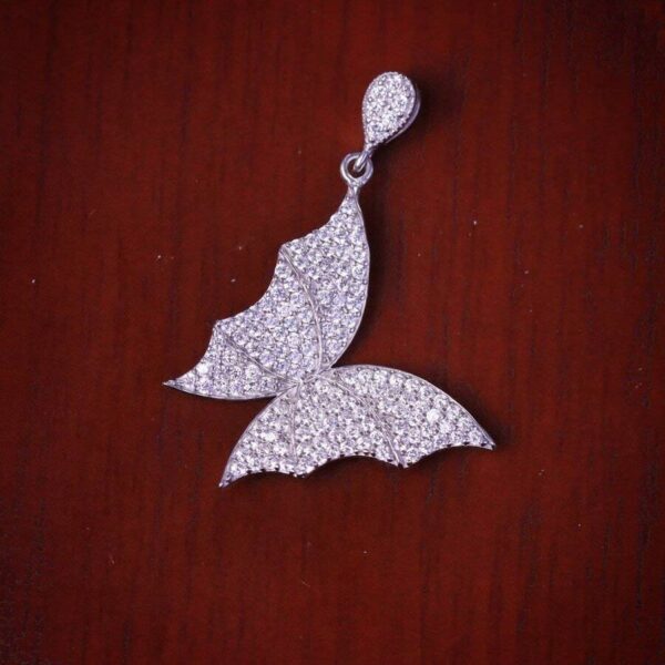 مدال نقره میکرو پروانه کد 21443 - Image 2