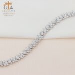 دستبند نقره میکرو کد 22119