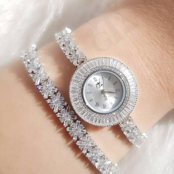 ساعت نقره GTA امرالدکات کد 19036 - Image 3