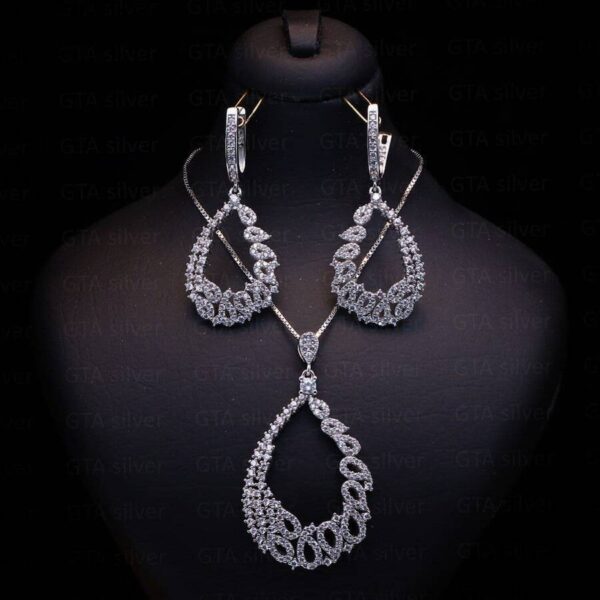 نیم ست نقره میکرو کد 16051 - Image 2