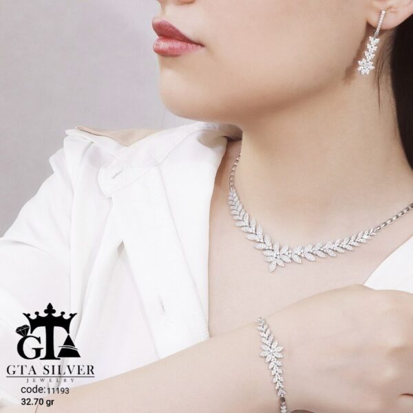 سرویس نقره مارسا طرح فلاور کد 11193 - Image 2