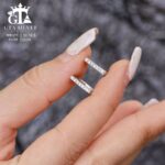 گوشواره نقره میخی میکرو کد 25039 - تصویر 4