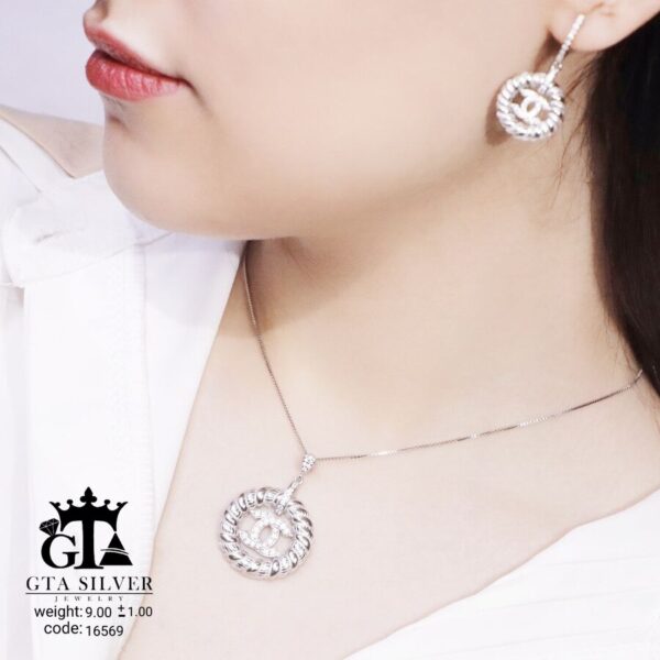 نیم ست نقره میکرو کد 16569 - Image 2