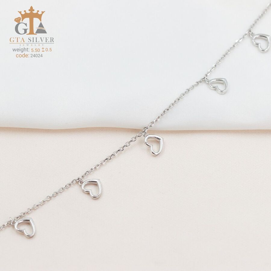 80e4f452-06ea-47fd-8596-f6e3b1ccf6ac.jpg پابند نقره سوپرمیکرو قلبی کد 25024 - تصویر 1