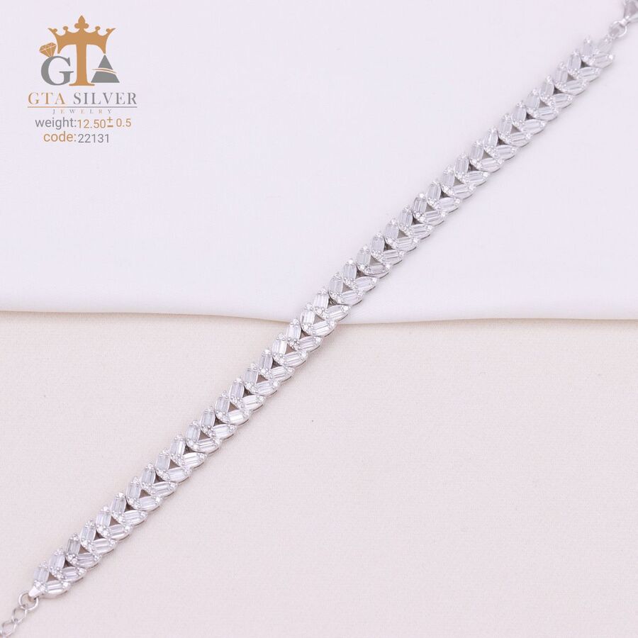818ebe00-67ad-4627-84ae-4d82890a9c6c.jpg دستبند نقره میکرو کد 22131 - تصویر 1