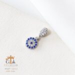 مدال نقره میکرو چشم نظر کد 21766