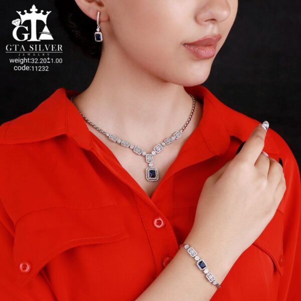 سرویس نقره مارسا طرح امرالدکات کد 11232 - Image 2