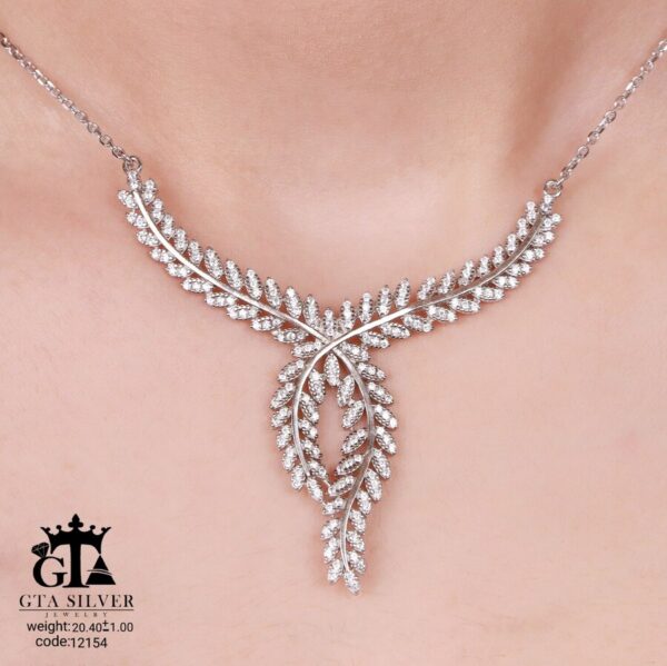 سرویس نقره میکرو زنجیری کد 12154 - Image 3