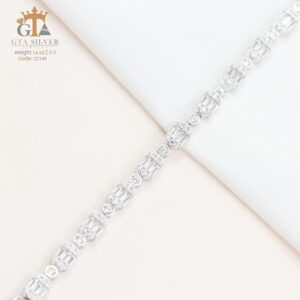 دستبند نقره میکرو کد 22149