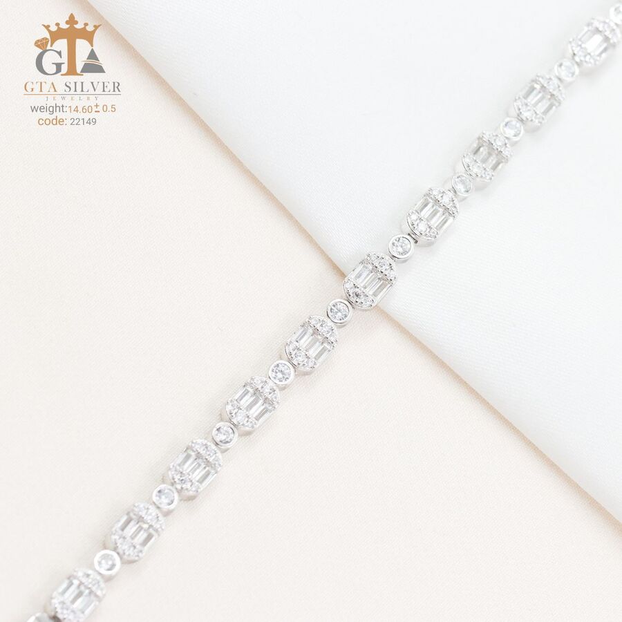 853c9a0c-a4f7-42ed-99b5-9fa11e2e65c0.jpg دستبند نقره میکرو کد 22149 - تصویر 1