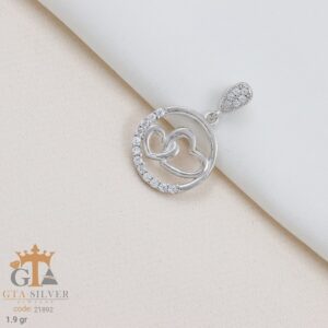 مدال نقره میکرو قلبی کد 21892