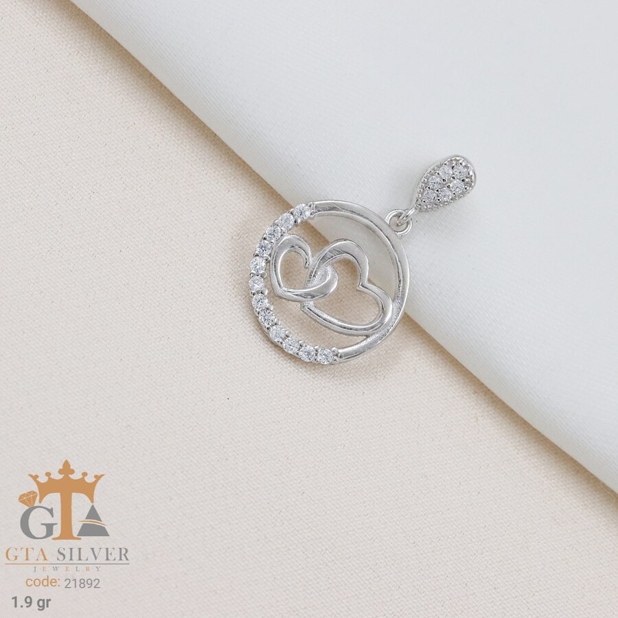 863c52f2-7ca6-4a1a-add0-04f9d261b942.jpg مدال نقره میکرو قلبی کد 21892 - Image 1