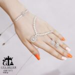 سرویس نقره میکرو زنجیری طرح امرالدکات کد 12112 - Image 4