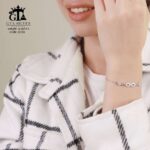 دستبند نقره زنانه میکرو طرح بی‌نهایت کد 22138 - تصویر 2