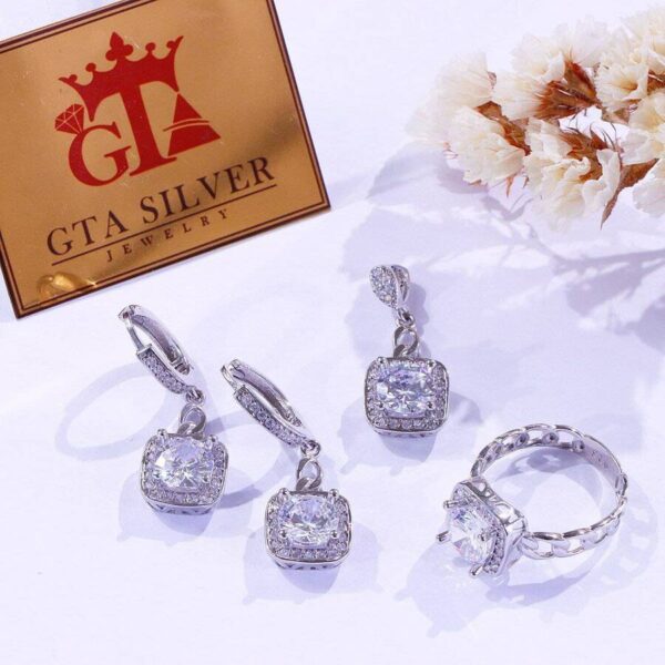 نیم ست نقره میکرو کد 16223 - Image 2